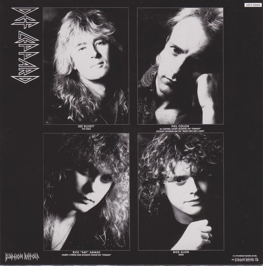 DEF LEPPARD - Adrenalize [Japan SHM-CD remastered miniLP] - sleeve