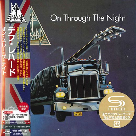 DEF LEPPARD - On Through The Night [Japan SHM-CD miniLP] Out Of Print - full