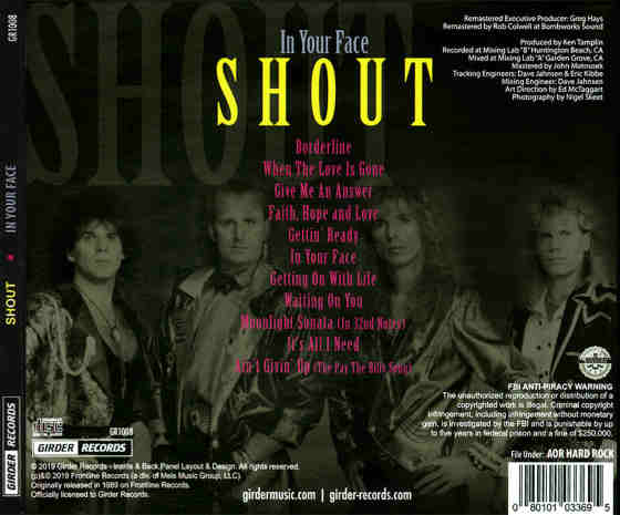 SHOUT - In Your Face [Digitally Remastered] 