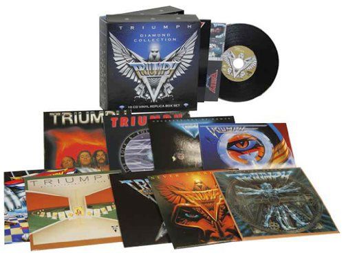 TRIUMPH - Diamond Collection [Ltd. Edition 10-CD Box Set remastered] discs