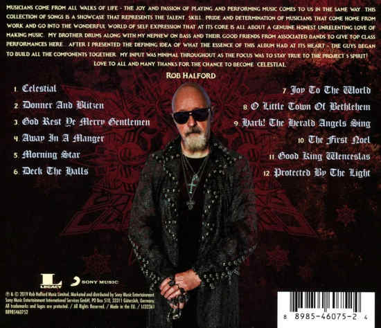 ROB HALFORD with Family & Friends - Celestial (2019) back 