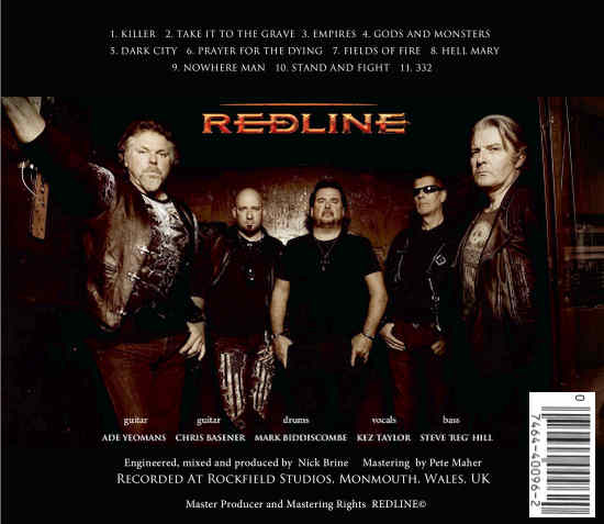 REDLINE - Gods And Monsters (2019) back