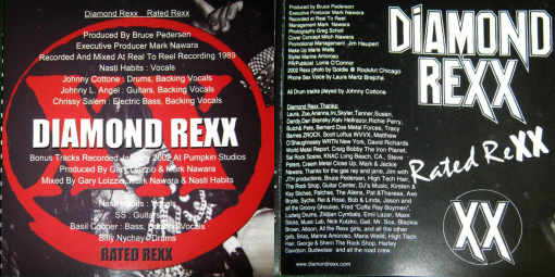 DIAMOND REXX - Rated ReXX [Digitally Remastered +2] booklet