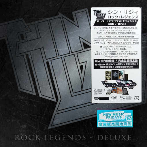 THIN LIZZY - Rock Legends [Japan Super Deluxe Edition Box Set / 6 SHM-CD] [Limited Release] (2020) full