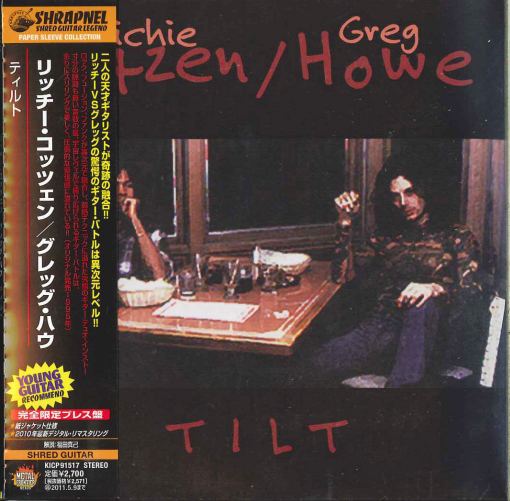 RICHIE KOTZEN & GREG HOWE - Tilt [Japan mini LP Remastered Limited Release] full