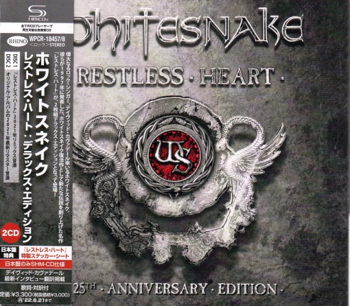 WHITESNAKE - Restless Heart [25th Anniversary Remix + Remastered SHM-CD Еditiоn] [2021] HQ full