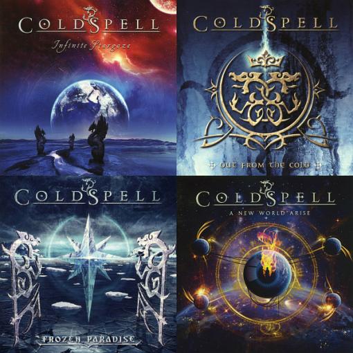COLDSPELL - 4 x Album Sun Hill Production reissue (2022) - full