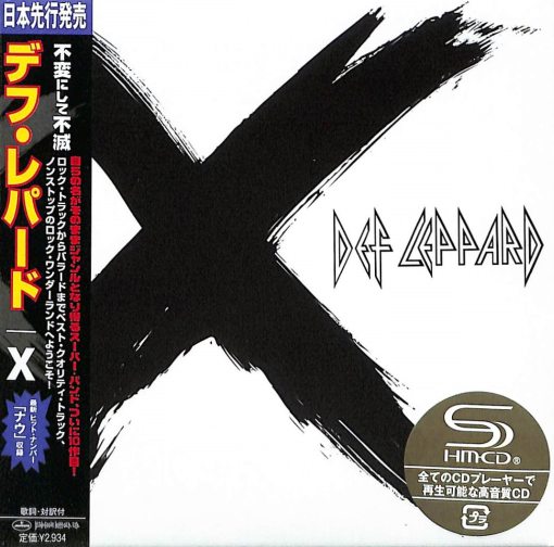 DEF LEPPARD - X [Japan SHM-CD new remaster / Limited Release] (2023) *HQ* - full