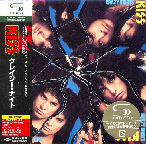 KISS - Crazy Nights {Japan Ltd mini-LP Numbered SHM-CD Remastered} Out Of Print *HQ* - full