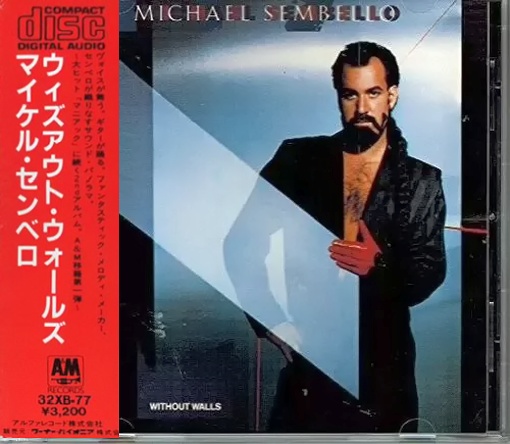 MICHAEL SEMBELLO - Without Walls +2 [Only CD pressing available / Japanese Edition] (1986) *HQ* - full