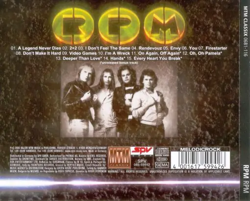 RPM - RPM [MTM Classix reissue +5] back