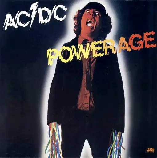 AC/DC - Powerage [European Mix 1978 second LP pressing 10 tracks] HQ *Rare* - full